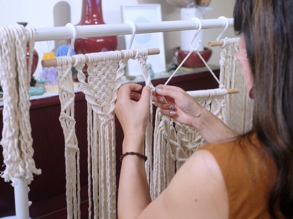 Learn the Basics of Macramé in our Macramé Wall Hanging Workshop
